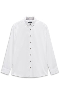 Chemise Bugatti 9350-28503F-white